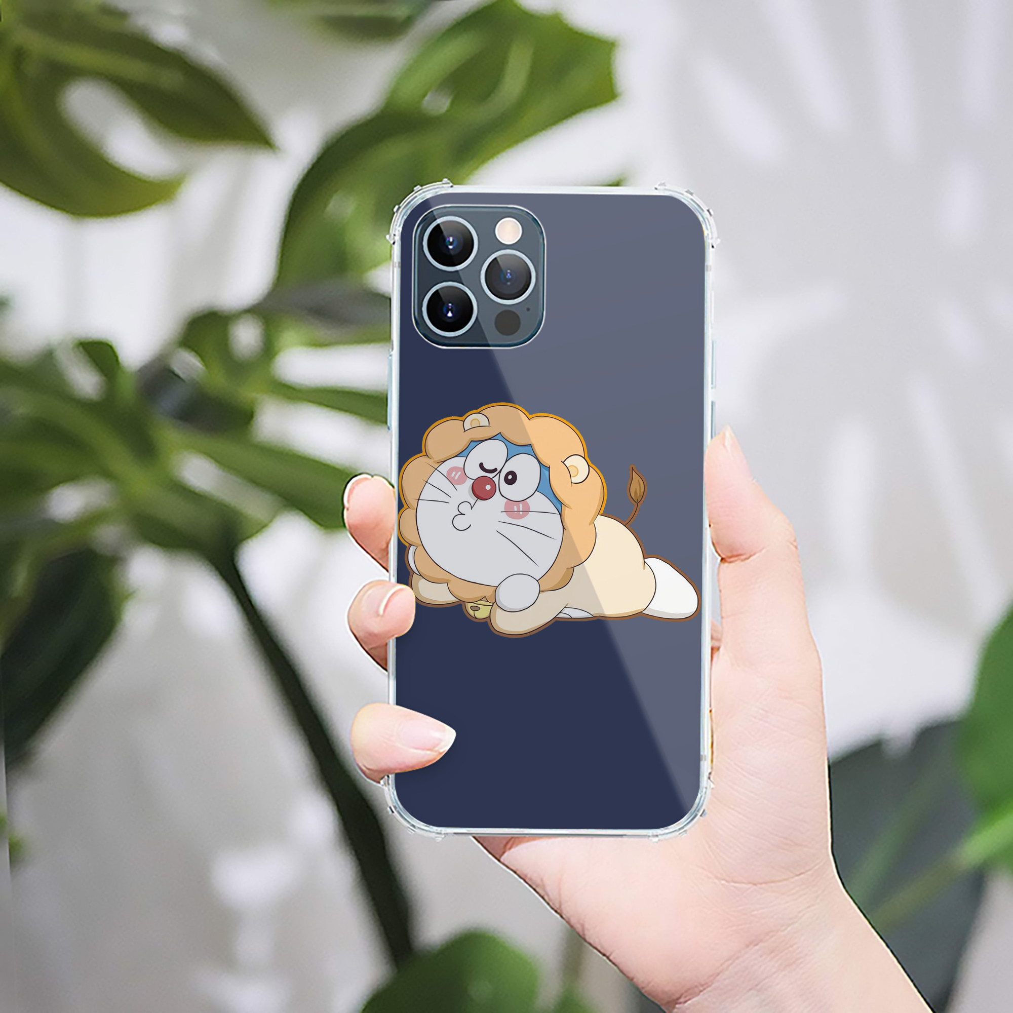 （画像用） ドラえもん Doraemon 【iPhone 12シリーズ対応】透明スマホケース（クリアソフトケース）